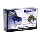 Oxímetro de pulso Tech-Med TM-PX30 Oxímetro de pulso OLED preto
