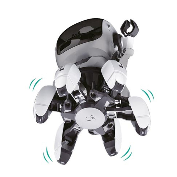 TOBBIE II robot de construcción, incluido un motor, sensor de infrarrojos, timbre - regalo ideal para futuros ingenieros.