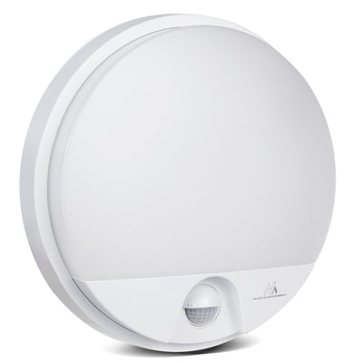 Lámpara LED con sensor de movimiento infrarrojo MCE291 W 1100lm 15W IP54 Maclean Energy blanco