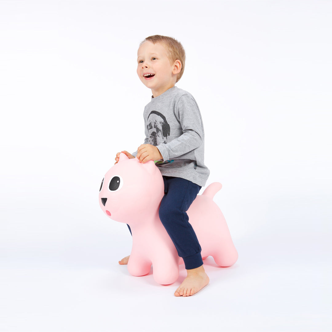 Tootina Gatito- juguete inflable de salto para niños, diferentes colores disponibles