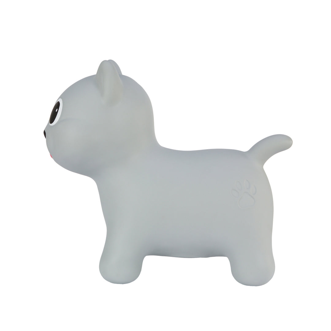 Gatinho cinza Tootina - brinquedo inflável de salto para crianças