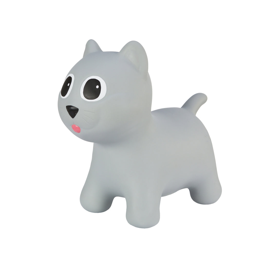 Gatinho cinza Tootina - brinquedo inflável de salto para crianças