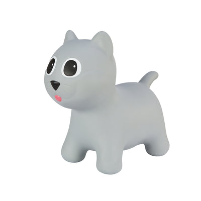 Gatinho cinza Tootina - brinquedo inflável de salto para crianças