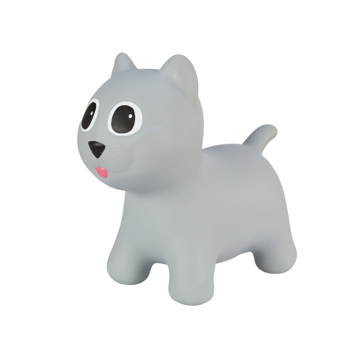 Gatinho cinza Tootina - brinquedo inflável de salto para crianças