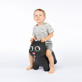 Gatinho Tootina preto - brinquedo de salto inflável para crianças