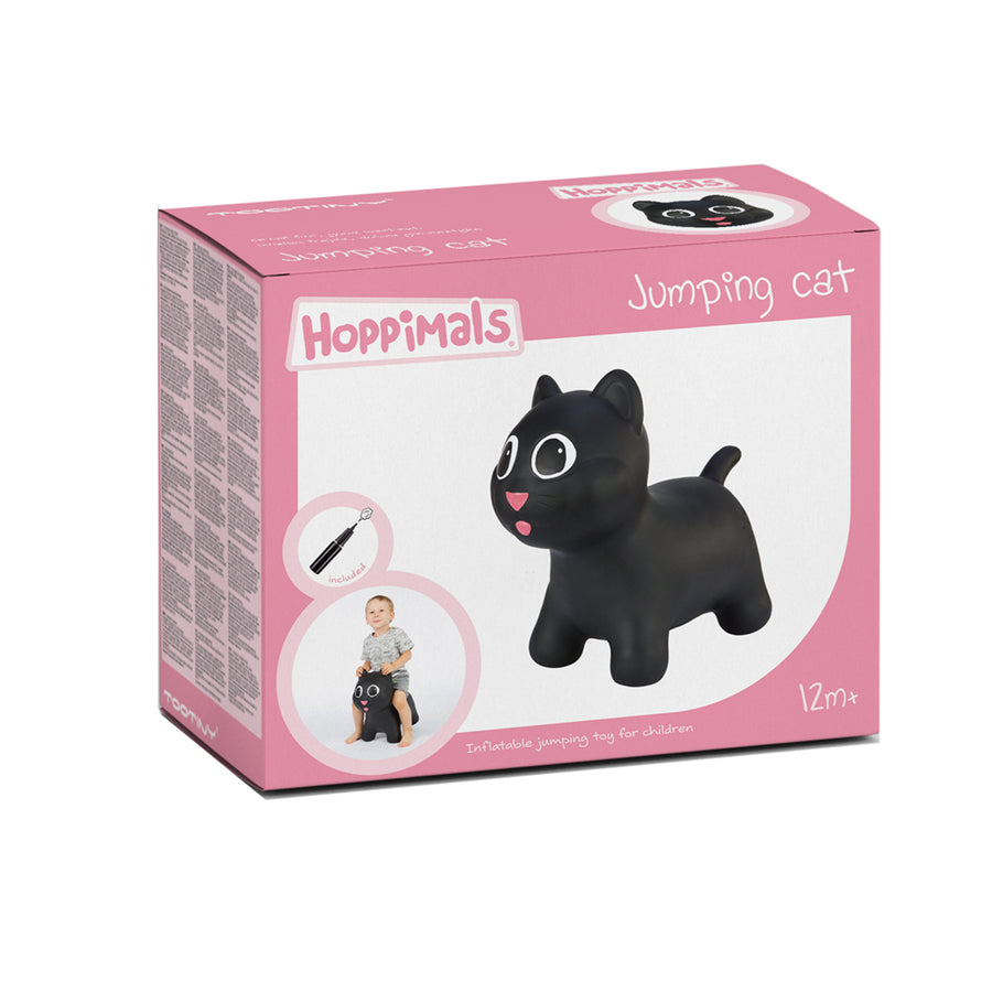 Gatinho Tootina preto - brinquedo de salto inflável para crianças