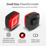 Luz traseira LED para bicicleta 37x37x16mm Maclean MCE355