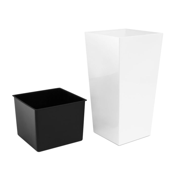 Maceta con inserto Urbi Square DURS200-S449 - blanco