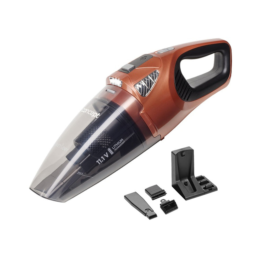 Aspirador de pó portátil sem fio Concept VP4360 úmido e seco 11,1V