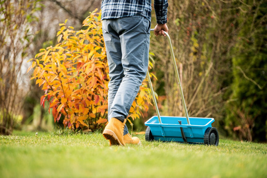 Espalhador manual de jardim, espalhador universal 12 litros espalhador de alumínio largura 45cm Cellfast