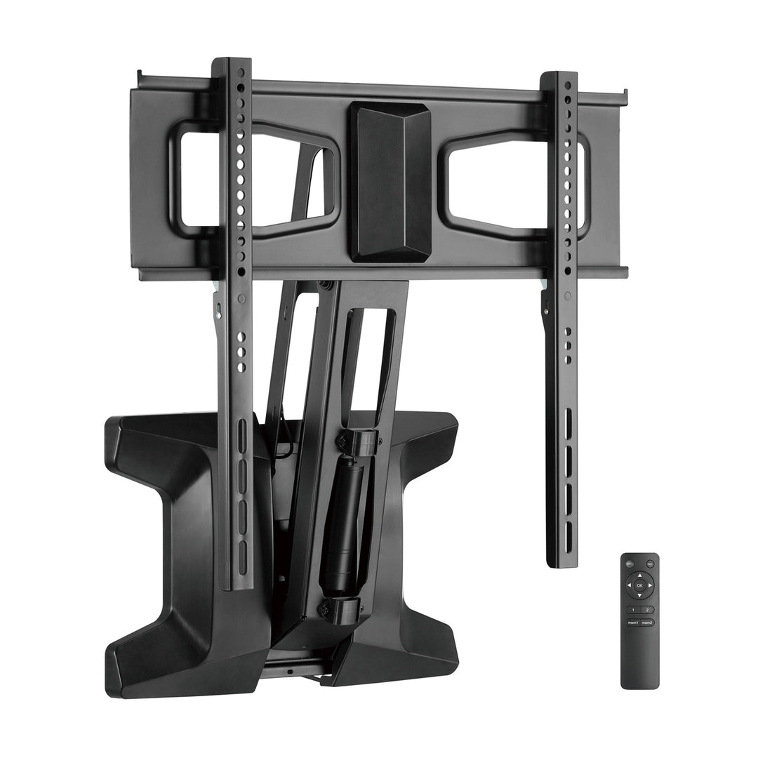 Montagem Maclean, TV elétrica na lareira, Max vesa 600x400, Controle remoto, 37"-70", 35kg, MC-891