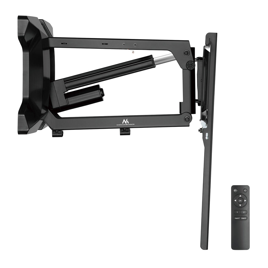 Montagem Maclean, TV elétrica na lareira, Max vesa 600x400, Controle remoto, 37"-70", 35kg, MC-891