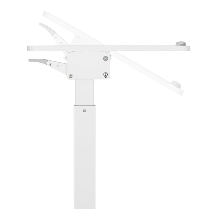 Mesa para ordenador portátil de altura regulable con ruedas Mesa de bipedestación Elevación a gas Regulable en altura hasta un máximo de 113 cm 30 grados Inclinable Cargable hasta 8 kg