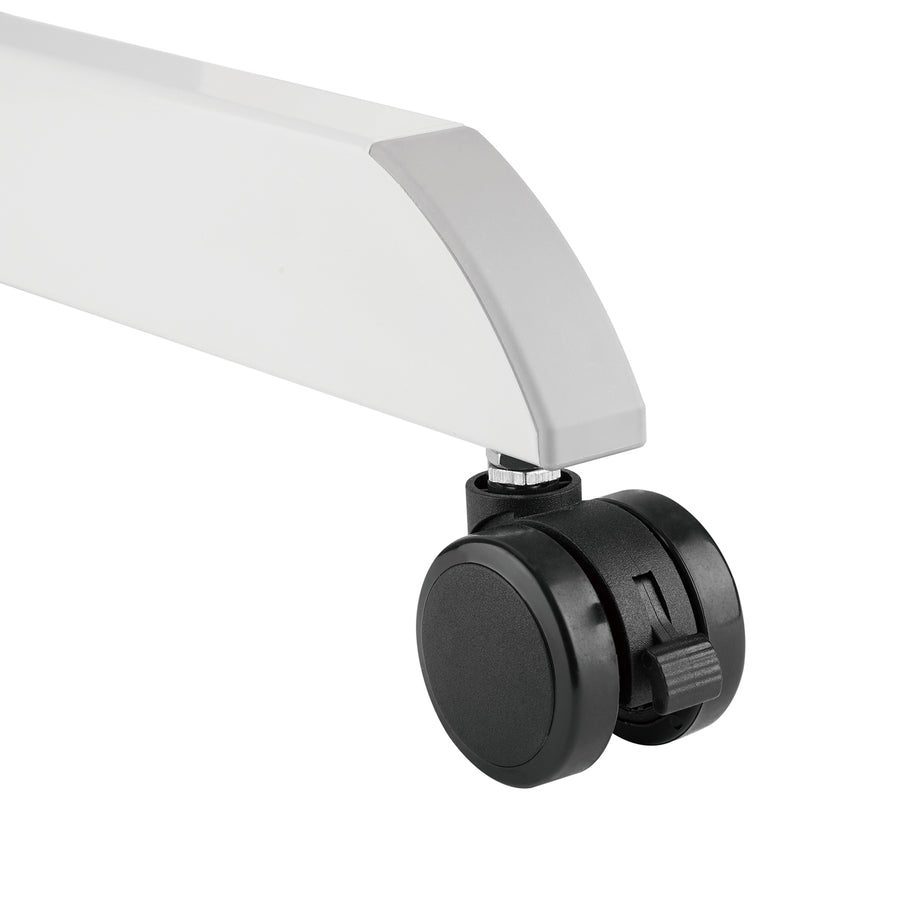 Mesa para laptop ajustável em altura com rodas Mesa de pé Elevador a gás Altura ajustável até um máximo de 113 cm 30 graus Inclinável Carregável até 8 kg