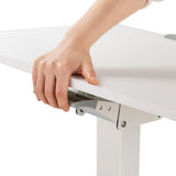 Mesa para laptop ajustável em altura com rodas Mesa de pé Elevador a gás Altura ajustável até um máximo de 113 cm 30 graus Inclinável Carregável até 8 kg