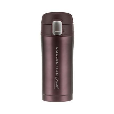 Caneca térmica em aço inox 0,45L Maestro MR1641 marrom
