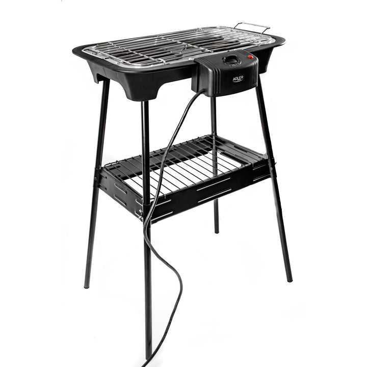 Churrasqueira, churrasqueira elétrica, com base, regulagem de temperatura, aquecedor removível, 2400W Adler AD 6602