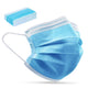 Máscaras médicas set de 10 piezas en color azul CE EN 14683: 2019 Promedix PR-280 BFE> 98%