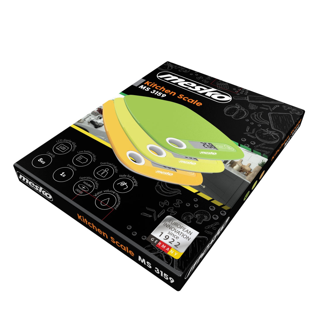 BALANZA ELECTRÓNICA DE COCINA 5KG / 1G LCD MS3159