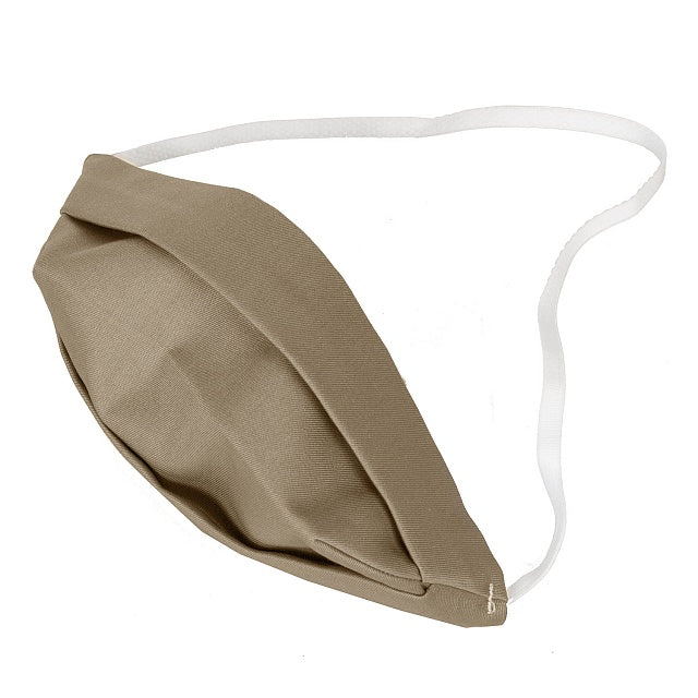 Mascarilla adulto algodón doble cara beige