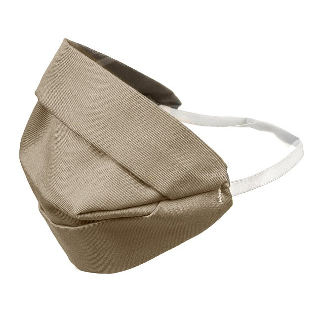 Mascarilla adulto algodón doble cara beige