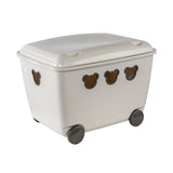 Contenedor para juguetes con ruedas 55L BranQ Teddy Bear Box