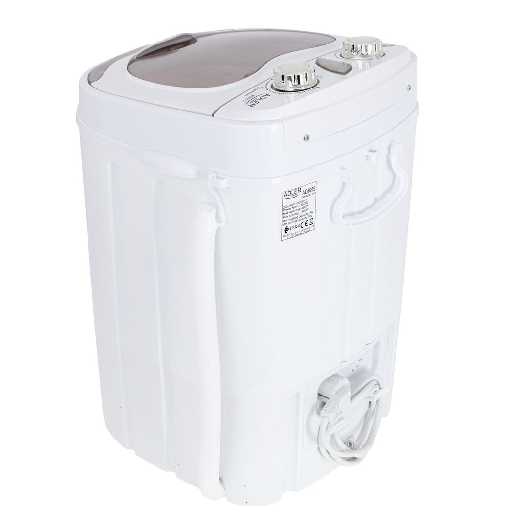 Mini Lavadora Centrifugadora Portátil 3kg Lavado 150W Adler AD 8055