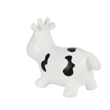 Jumper de borracha de vaca branca enorme e exclusivo, diversão de salto com bomba de ar Hoppimals