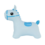 Juguete hinchable para saltar y jugar para niños mayores de 1 año, caballo cosado, bomba de aire incluida