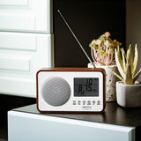 Rádio digital LCD Camry CR 1153, antena telescópica giratória, calendário, termómetro, despertador