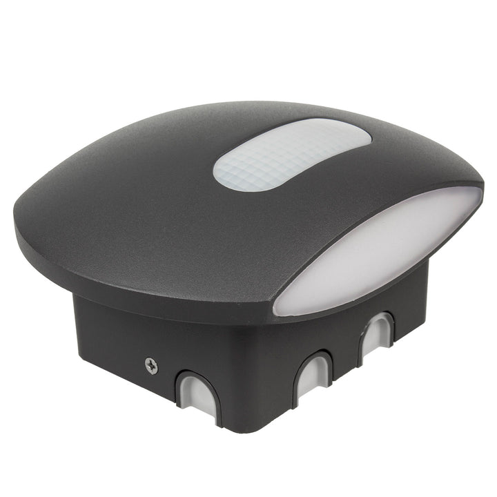 Luminária de parede LED Maclean MCE366 com sensor de movimento PIR, sensor de anoitecer ao amanhecer, iluminação interior/exterior IP65 4000K, branco neutro (20 W (1600 lm))