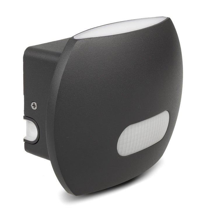 Luminária de parede LED Maclean MCE366 com sensor de movimento PIR, sensor de anoitecer ao amanhecer, iluminação interior/exterior IP65 4000K, branco neutro (20 W (1600 lm))