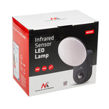 Aplique LED com sensor de movimento PIR, sensor crepuscular, luz exterior, aplique Iluminação interior/exterior IP65 4000K branco neutro 15W, 1100lm Maclean MCE367