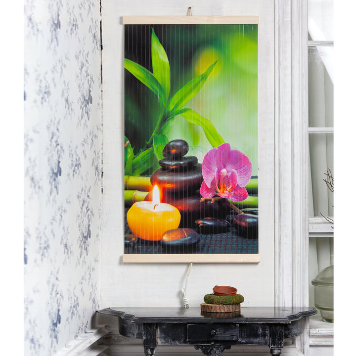 Aquecedor infravermelho - Painel de aquecimento flexível de 430 W com controlador TRIO, Design 3 Harmony, dimensões 100 x 57 cm