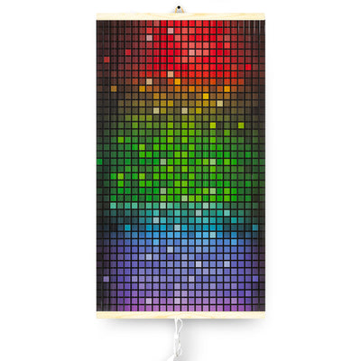 Aquecedor infravermelho - Painel de aquecimento flexível de 430 W com controlador TRIO, design em mosaico 4, dimensões 100 x 57 cm