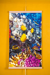 Aquecedor infravermelho - Painel de aquecimento flexível de 430 W com controlador TRIO Design 6 Coral Reef, dimensões 100 x 57 cm