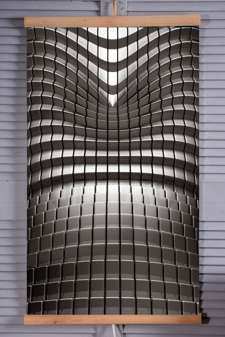 Calefactor infrarrojo - Panel calefactor flexible 430Wcon regulador TRIO Diseño 7 Abstracto, Dimensiones 100x57cm