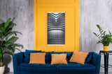 Calefactor infrarrojo - Panel calefactor flexible 430Wcon regulador TRIO Diseño 7 Abstracto, Dimensiones 100x57cm