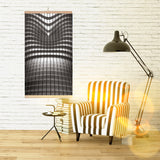 Calefactor infrarrojo - Panel calefactor flexible 430Wcon regulador TRIO Diseño 7 Abstracto, Dimensiones 100x57cm