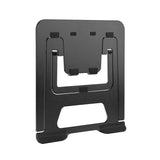 Ergo Office ER-416 B Suporte dobrável para laptop de alumínio ERGOOFFICE.EU, preto, adequado para laptops de 11 a 15 '', ER-416 B