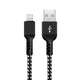 Cabo USB para Lightning, cabo de carregamento 1m, carregamento rápido 5V/2,4A, cabo de dados, cabo de carregamento rápido, cabo de conexão trançado de nylon de alta velocidade, transferência de dados (8 pinos)