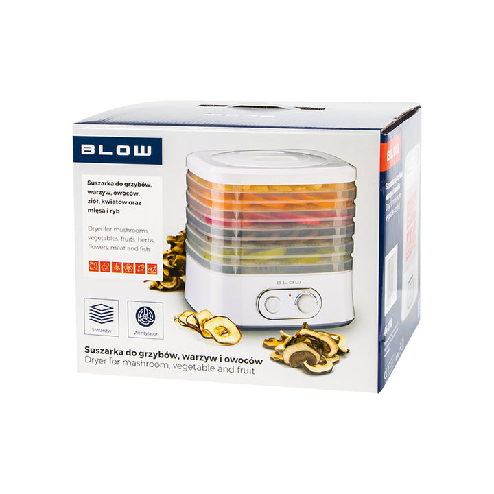 Desidratador de alimentos para cogumelos, vegetais, frutas, carnes e peixes 240 W Blow