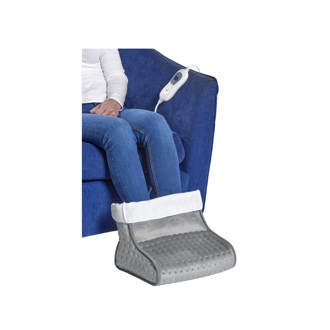 Bota aquecida de lã aconchegante com forro de pelúcia elétrica Concept BV1020 com desligamento automático