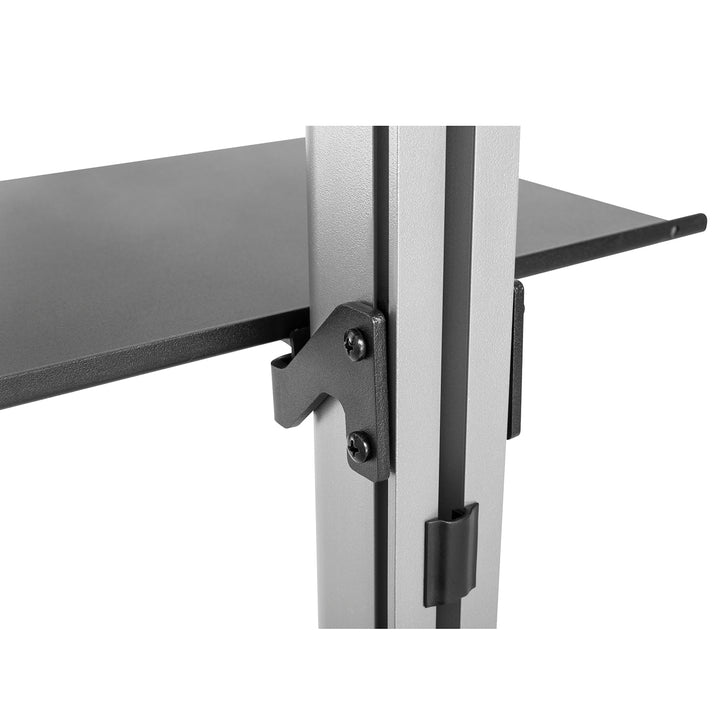 Maclean MC-791N 37" - 70" Suporte telescópico para TV, teto e piso com prateleira, máx. 30kg