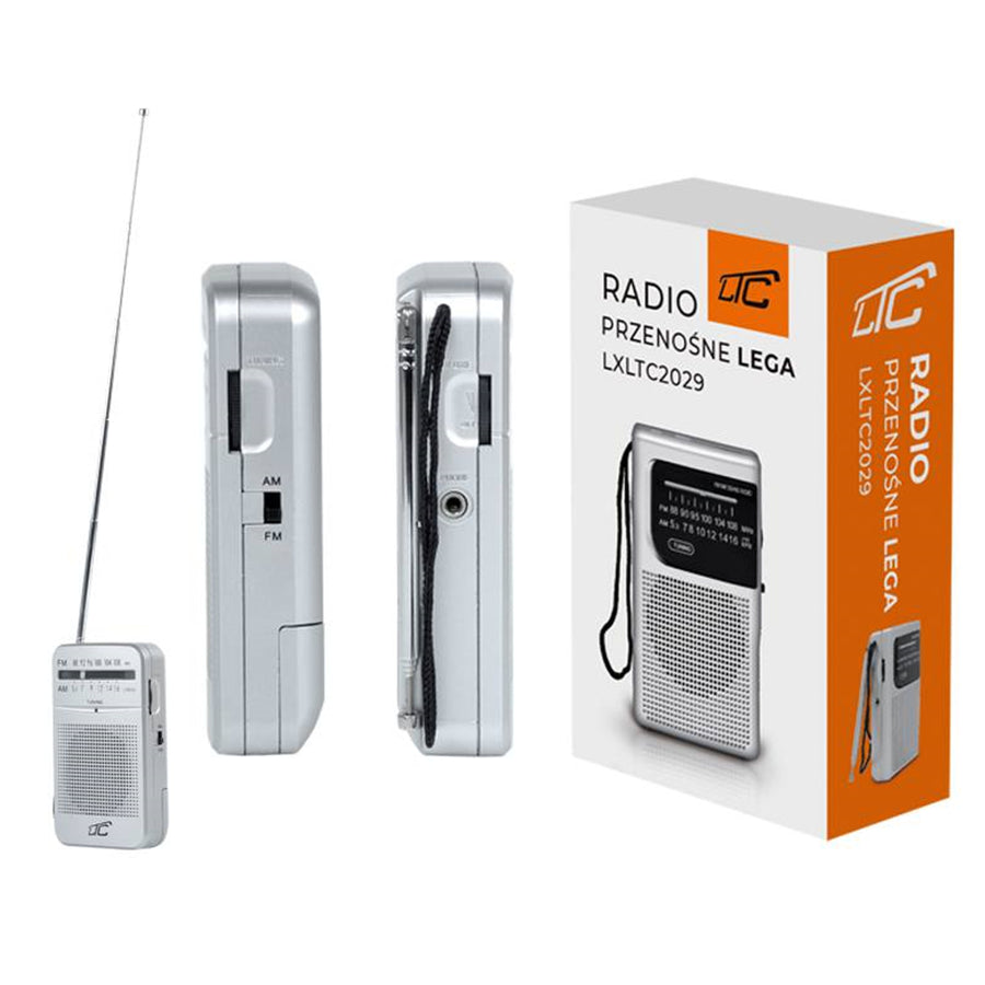 Radio portátil LTC Retro Lega con antena telescópica