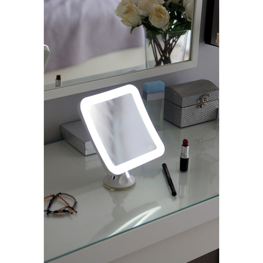 Espelho giratório para banheiro com iluminação LED CR 2169