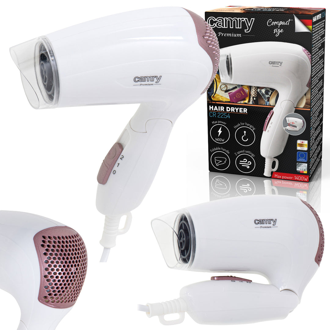 Secador de pelo 1200W Camry CR 2254 2 niveles de control de potencia