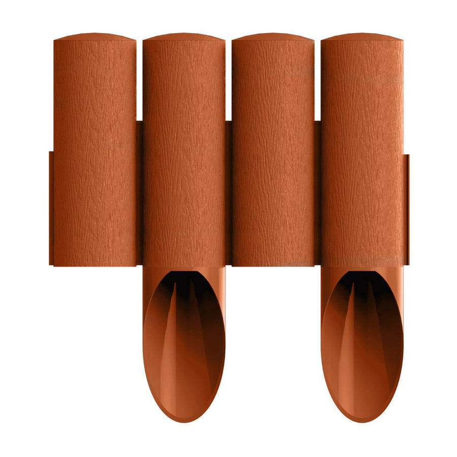 Padrão resistente UV resistente 4 Cellfast do vermelho de tijolo da geada da paliçada do jardim