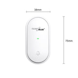 Botão transmissor cinético GreenBlue, compatível com campainha GB210, sem bateria, branco, GB348