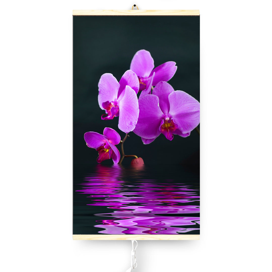 Aquecedor infravermelho, placa de aquecimento flexível TRIO 430W com regulador, construção de lareira com dimensões de 100x57cm